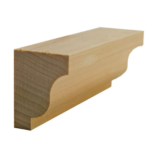NewMouldings Crown Poplar / 94 inches EWSC15 Solid Crown Moulding EWSC15 Solid Crown Moulding