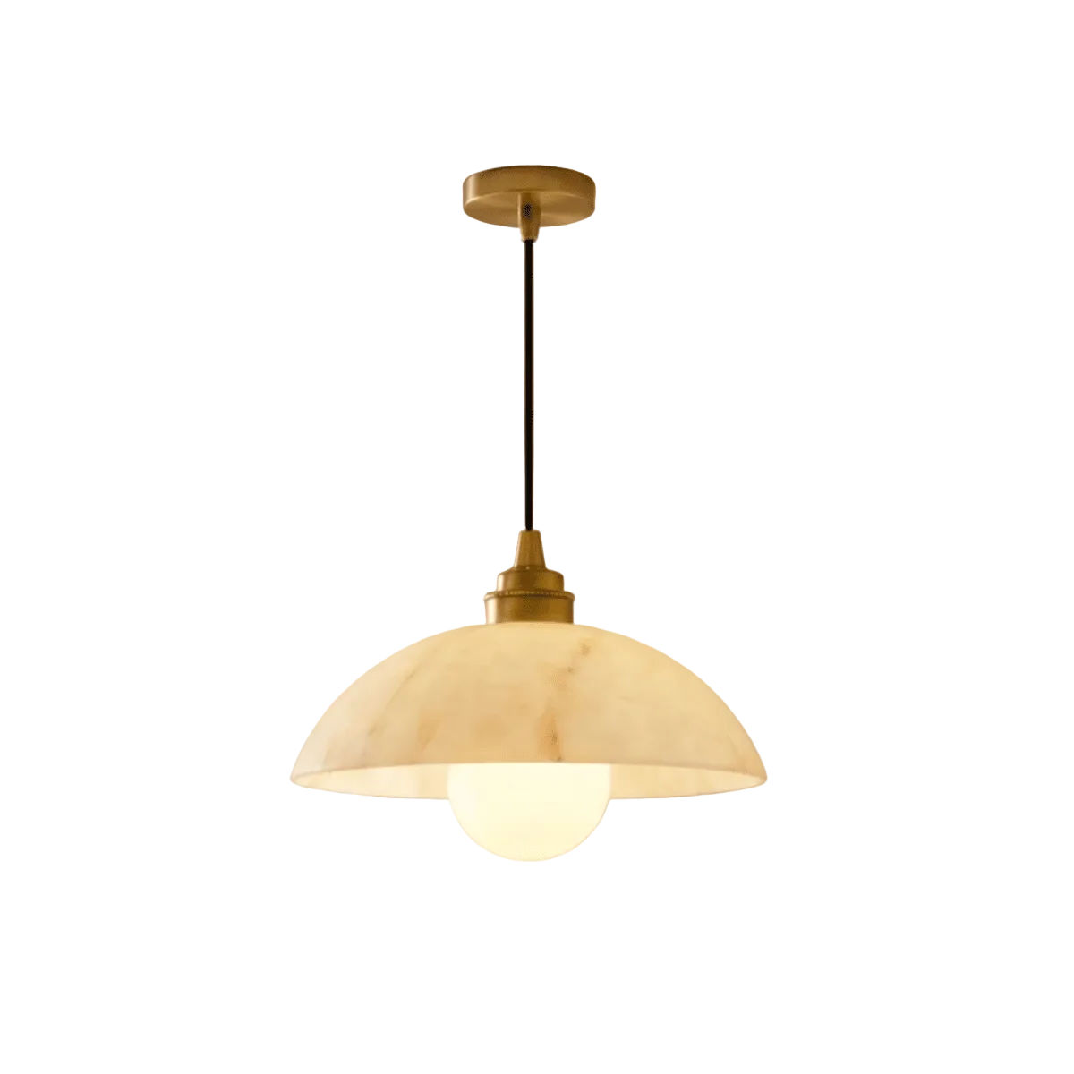Cupola Alabaster Pendant Light.