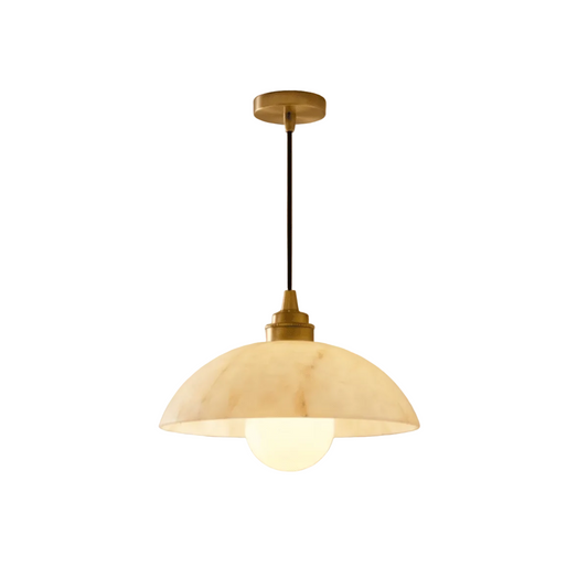 Cupola Alabaster Pendant Light.