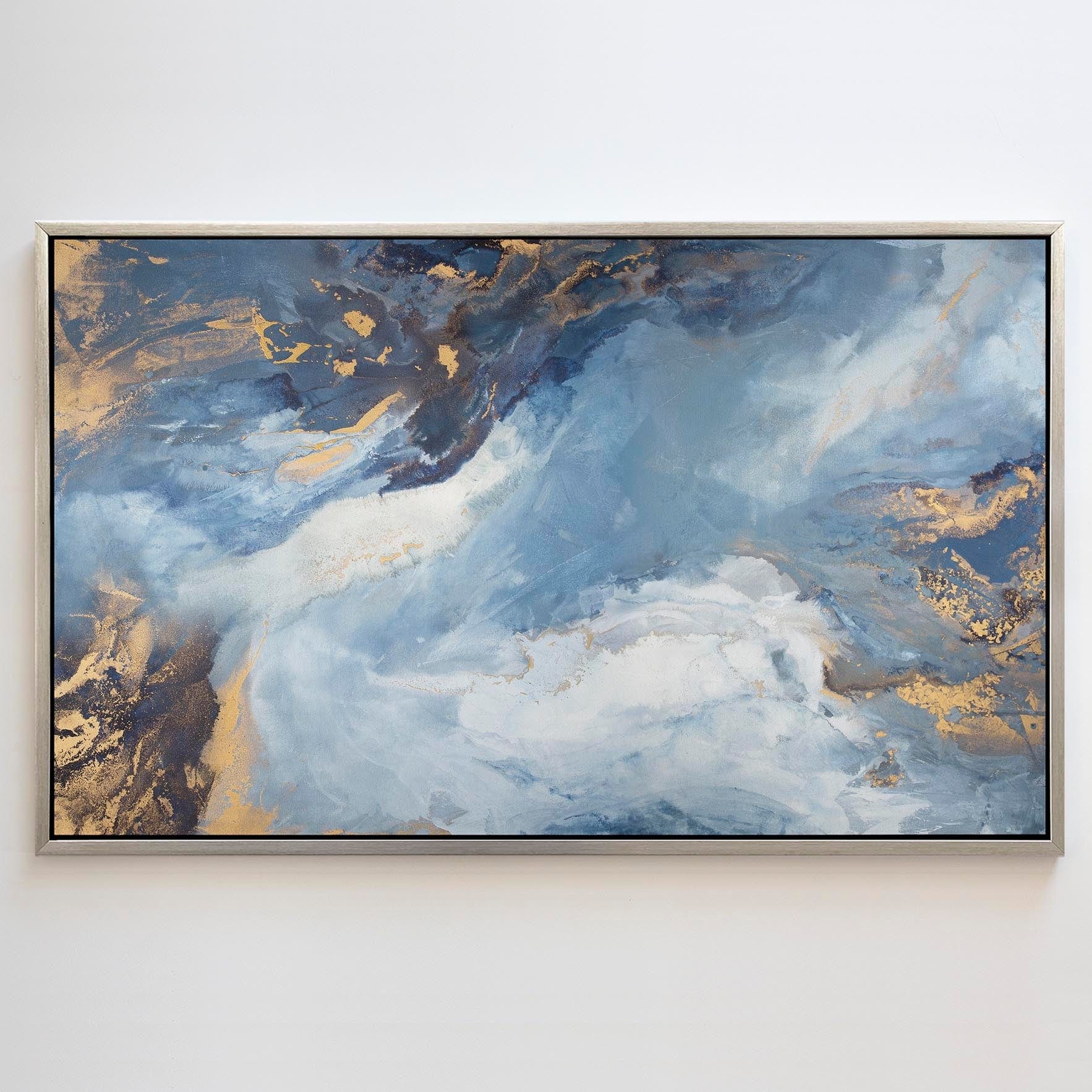Julia Contacessi Fine Art Custom Canvas Print Gallery Wrapped / Silver / 36x60 Celestial Sapphire - Canvas Print