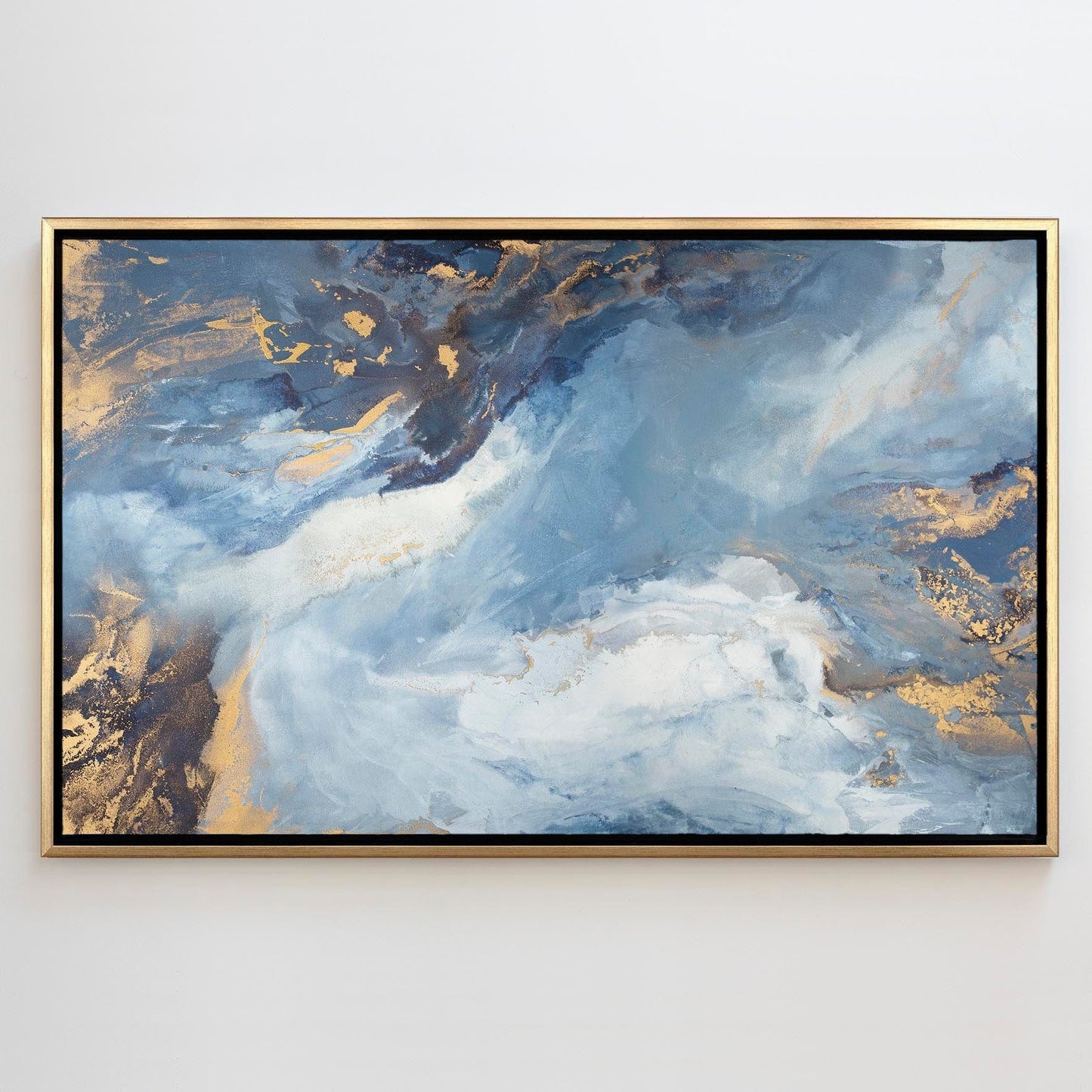 Julia Contacessi Fine Art Custom Canvas Print Gallery Wrapped / Gold / 36x60 Celestial Sapphire - Canvas Print