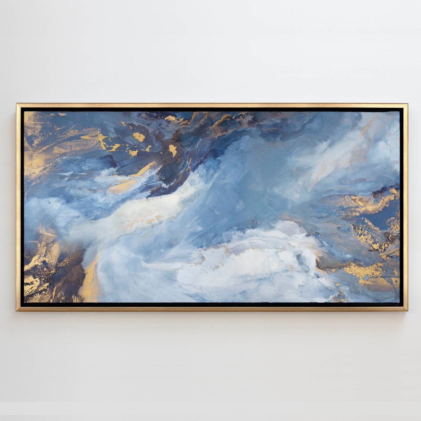 Julia Contacessi Fine Art Custom Canvas Print Gallery Wrapped / Gold / 30x60 Celestial Sapphire - Canvas Print