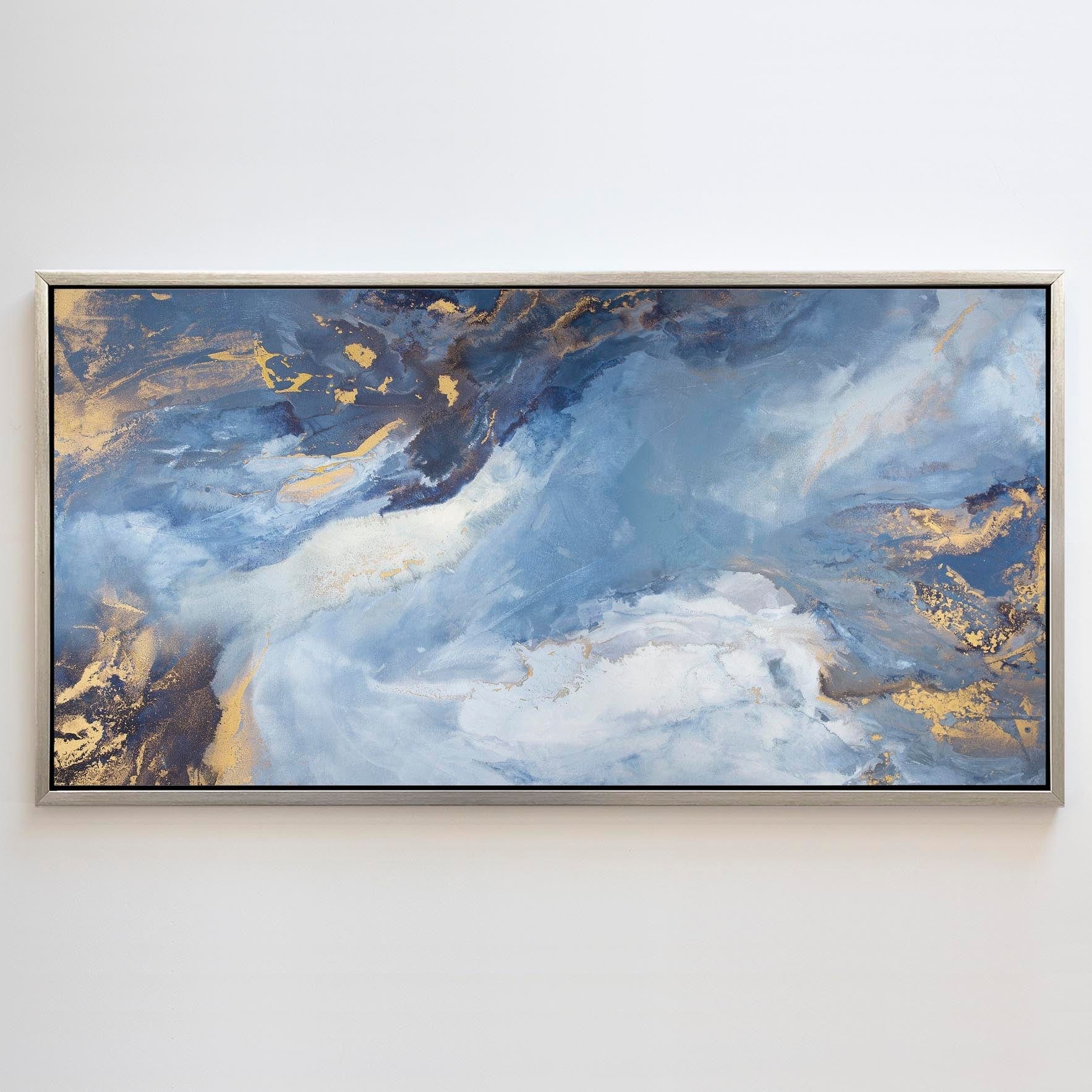 Julia Contacessi Fine Art Custom Canvas Print Gallery Wrapped / Silver / 30x60 Celestial Sapphire - Canvas Print