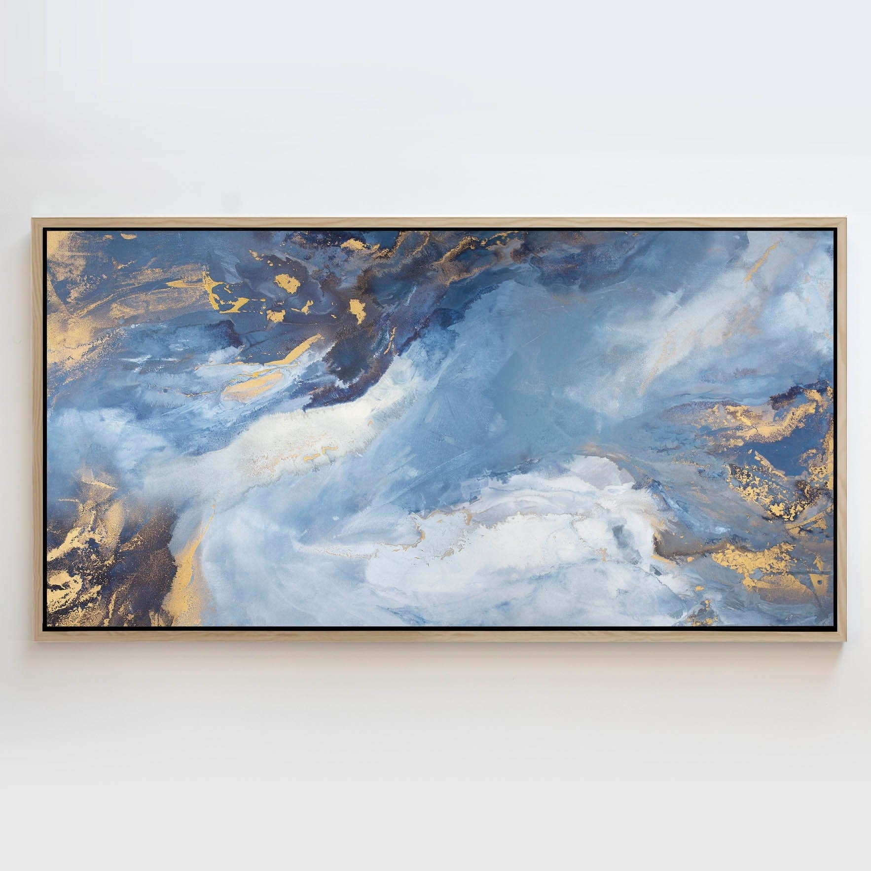 Julia Contacessi Fine Art Custom Canvas Print Gallery Wrapped / White Oak / 30x60 Celestial Sapphire - Canvas Print