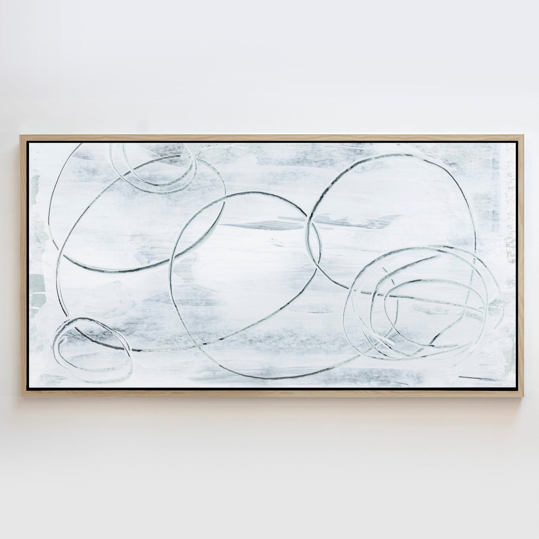Julia Contacessi Fine Art Custom Canvas Print Gallery Wrapped / White Oak / 40x80 Innuendo No. 1 - Canvas Print