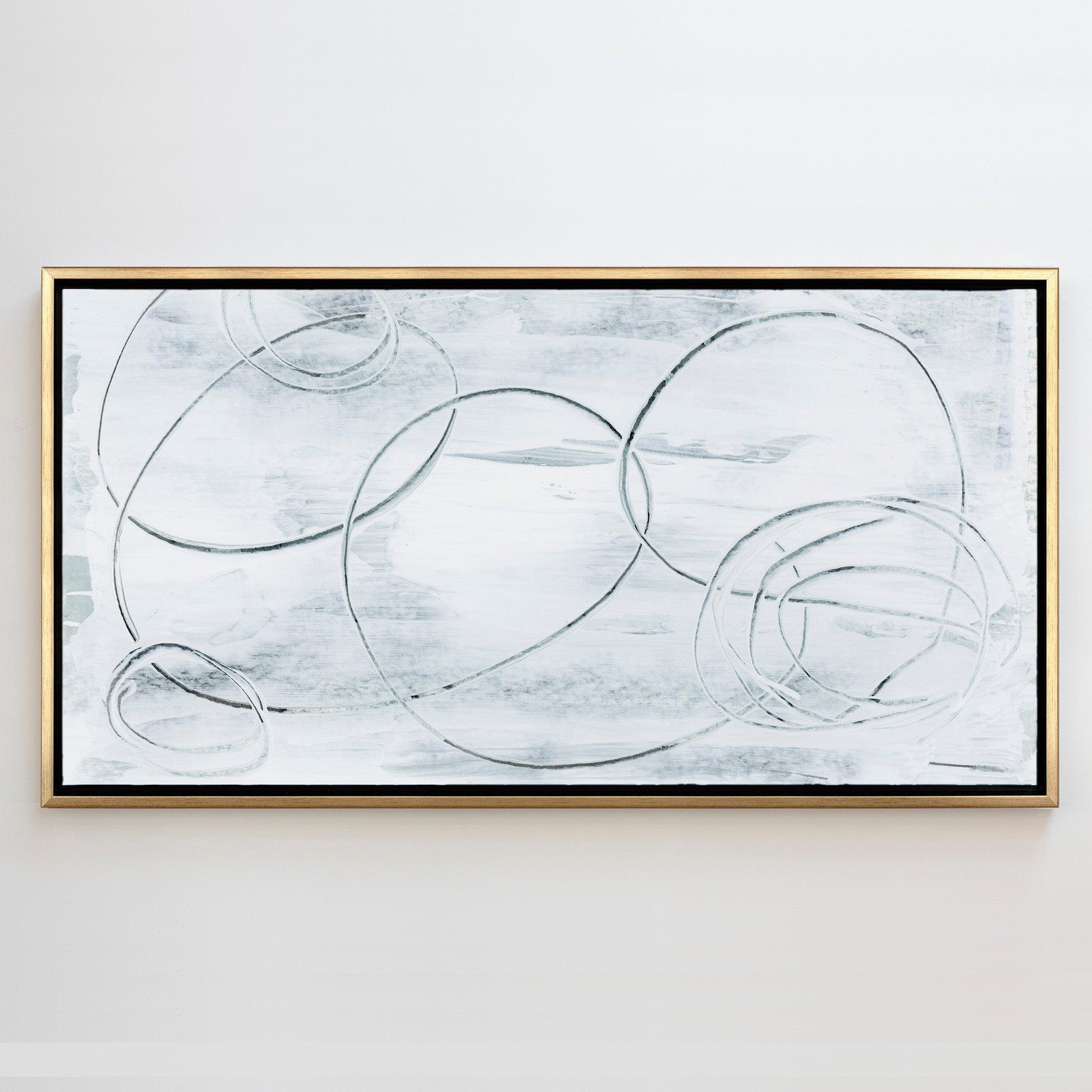 Julia Contacessi Fine Art Custom Canvas Print Gallery Wrapped / Gold / 40x80 Innuendo No. 1 - Canvas Print
