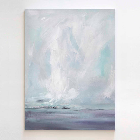 Julia Contacessi Fine Art Custom Canvas Print Smokey Quiet in the Distance - Canvas Print
