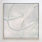 Julia Contacessi Fine Art Custom Canvas Print Gallery Wrapped / White / 53x53 Traces No. 5 - Canvas Print