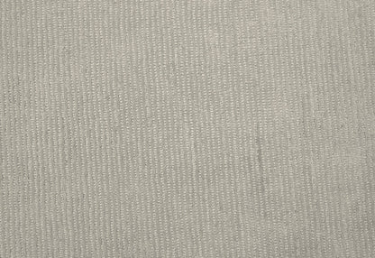 Custom Made Round Hand Tufted Ivory Modern Solid Design Wool Rug.