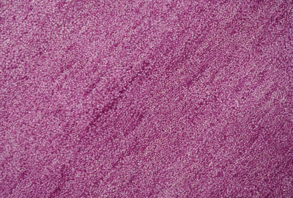 Custom made Solid Plane Orchid Woolen Hand Tufted Multi Size wool area Rug.