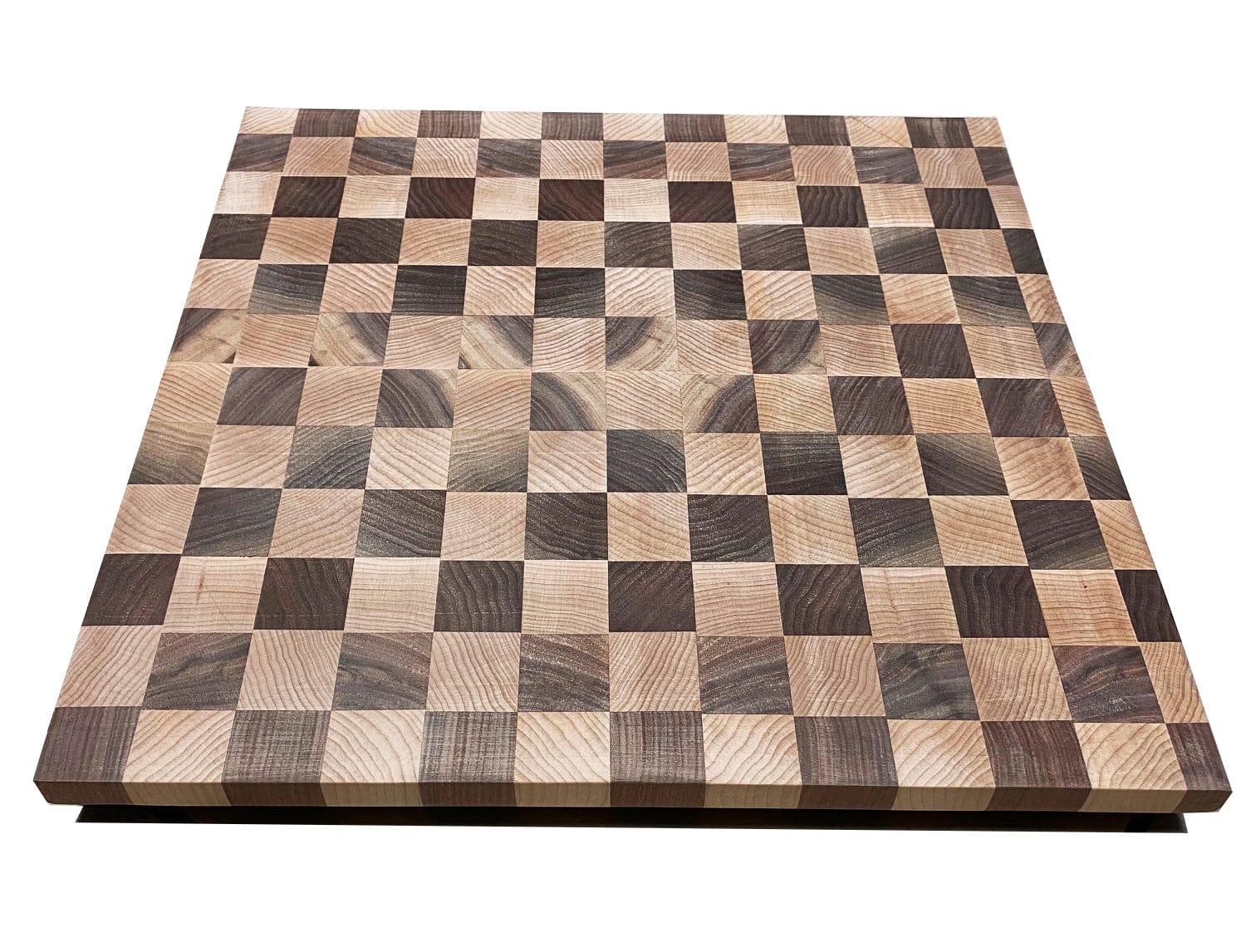 Best Redwood cutting board Maple and Walnut Checker End-grain Cutting Board