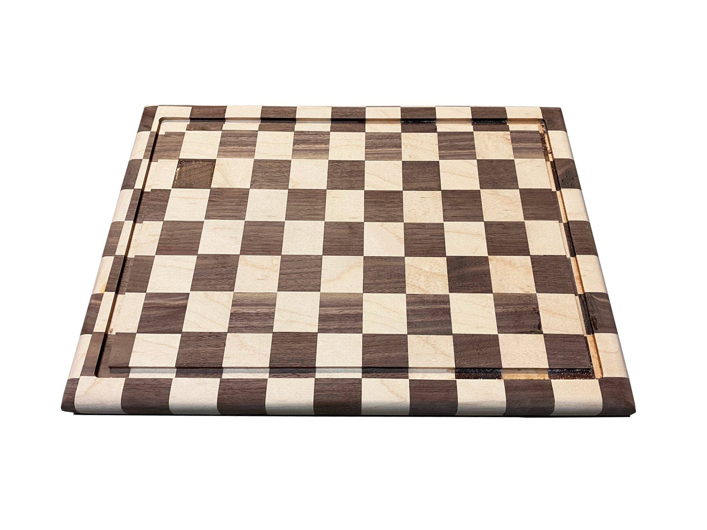 Best Redwood cutting board Maple and Walnut Checker Side-grain Cutting Board