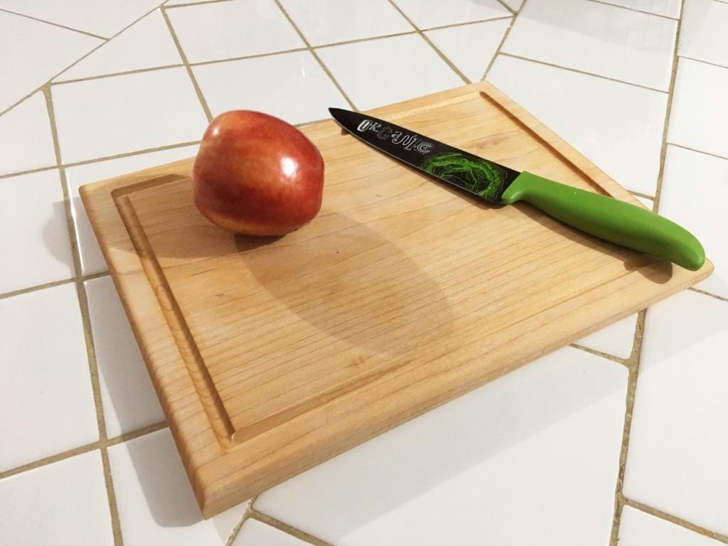 Best Redwood Cutting Boards Hard Maple Wood Side grain With juice groove Cutting Board