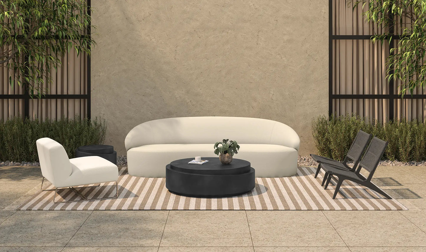 Palma Outdoor Lounge Chair Black