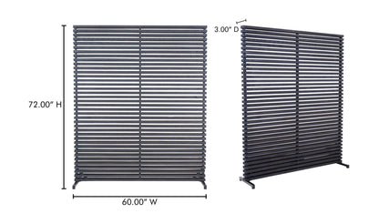 The Carpentry Shop Co. DALLIN SCREEN BLACK DALLIN SCREEN BLACK