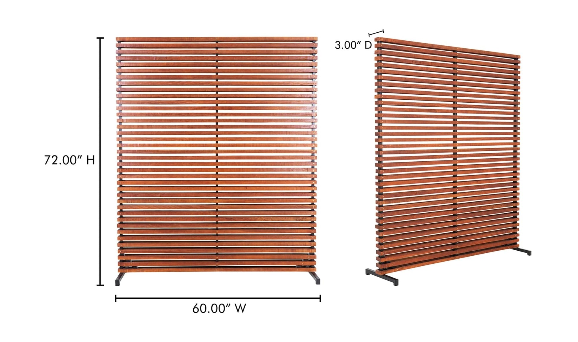 The Carpentry Shop Co. Dallin Screen Brown Dallin Screen Brown