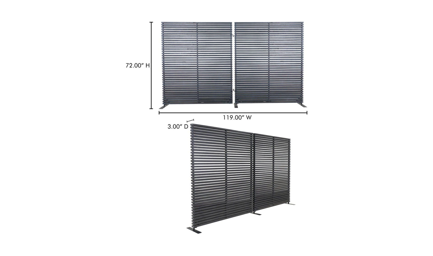 The Carpentry Shop Co. Damani Screen Black Damani Screen Black