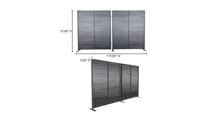 The Carpentry Shop Co. Damani Screen Black Damani Screen Black