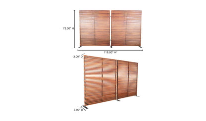 The Carpentry Shop Co. DAMANI SCREEN BROWN DAMANI SCREEN BROWN