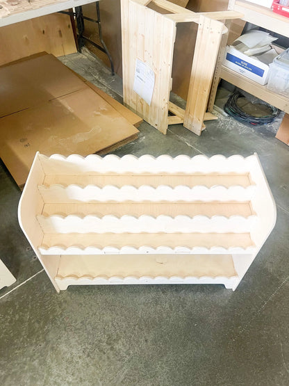 DARLA V1- Scalloped Bookshelf