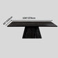 Residence Supply 108"x40" / 274x102cm Darvo Black Dining Table