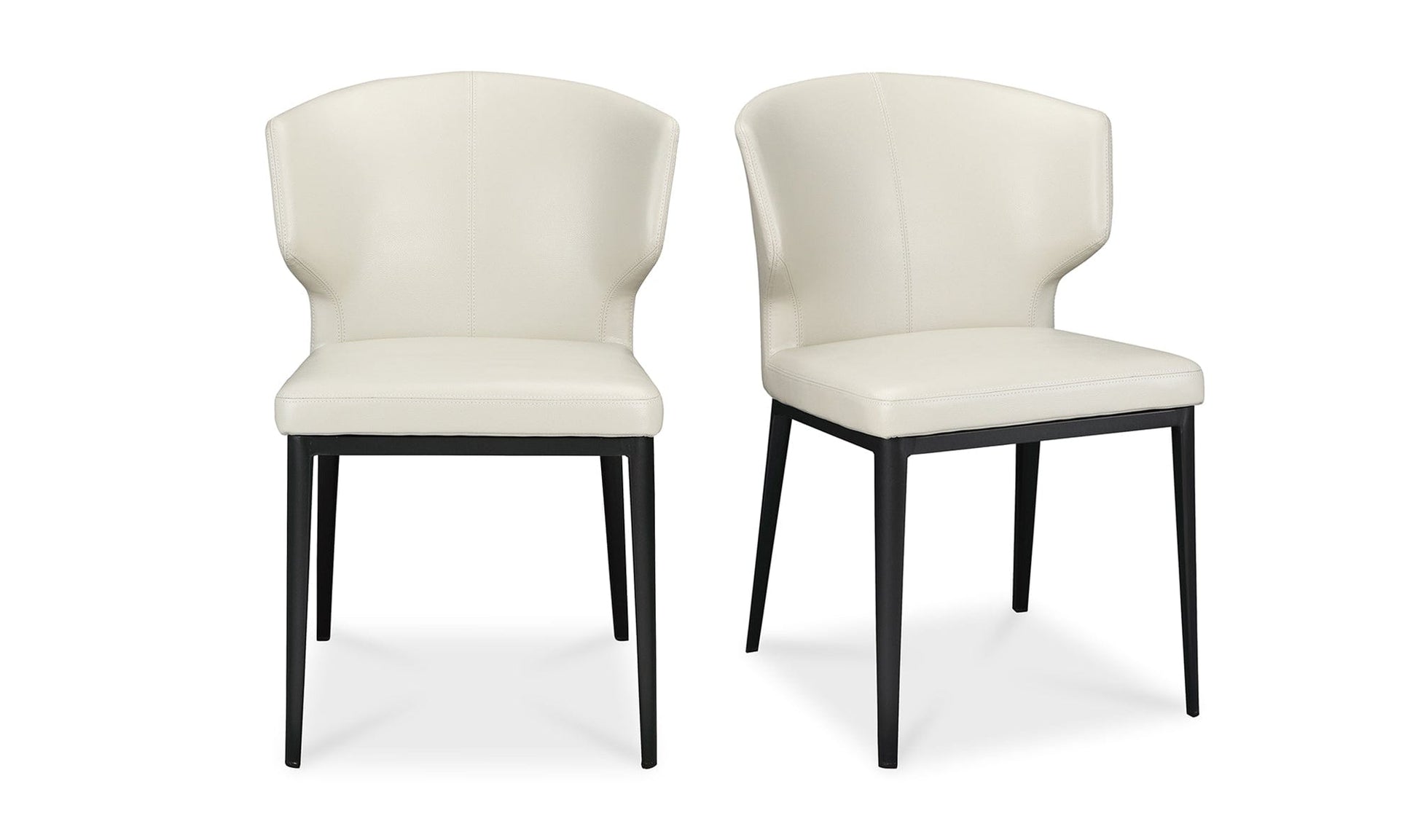The Carpentry Shop Co. Delaney Dining Chair Beige - Set Of Two Delaney Dining Chair Beige - Set Of Two