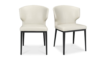 The Carpentry Shop Co. Delaney Dining Chair Beige - Set Of Two Delaney Dining Chair Beige - Set Of Two