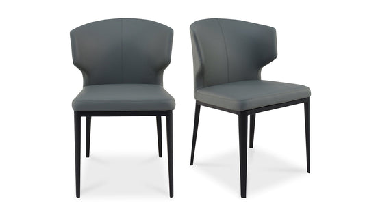The Carpentry Shop Co. Delaney Dining Chair Grey - Set Of Two Delaney Dining Chair Grey - Set Of Two