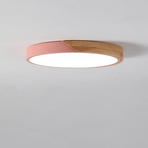 Residence Supply Pink Round / Small - 9" x 9" / 23cm x 23cm - 18W / Warm White 3000K Delphi Ceiling Light