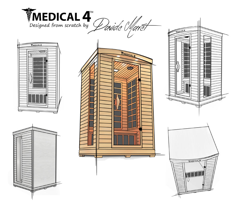 2 Person Home Full Spectrum Infrared Sauna | Medical 4™.