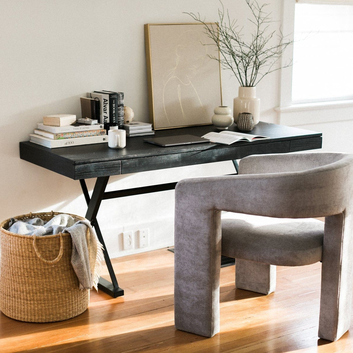 Moe's Home Collection Desk Profecto Desk Black Profecto Desk Black