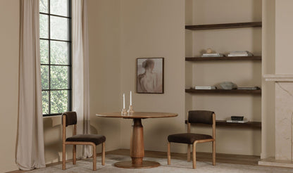 Moe's Home Collection Dining Chairs April Dining Chair Deep Brown-Set Of Two April Dining Chair Deep Brown-Set Of Two