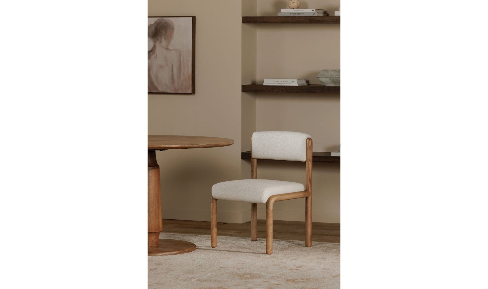 Moe's Home Collection Dining Chairs April Dining Chair White-Set of Two April Dining Chair White-Set of Two