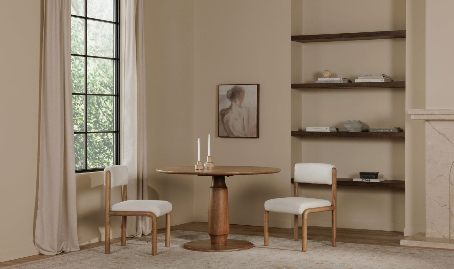 Moe's Home Collection Dining Chairs April Dining Chair White-Set of Two April Dining Chair White-Set of Two