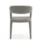VIG Furniture Dining Chairs Modrest Mundra - Modern Grey Leatherette Dining Chair