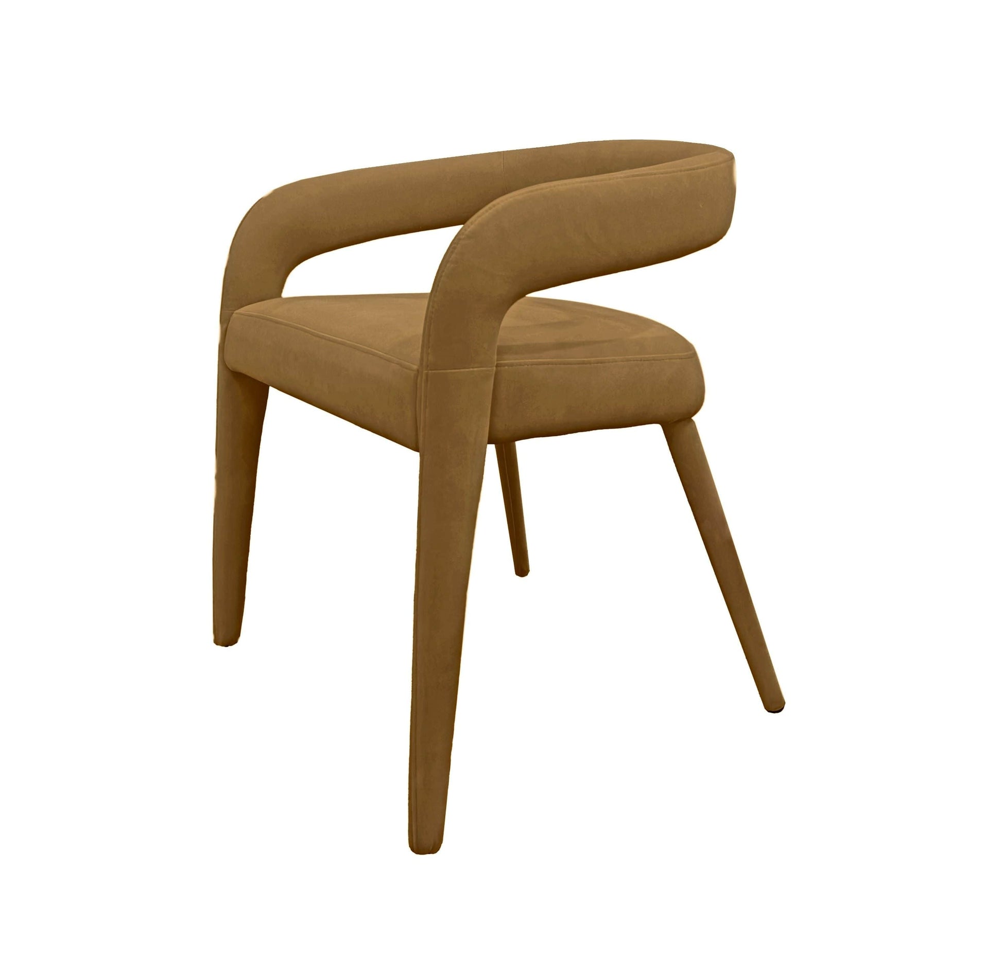 VIG Furniture Dining Chairs Modrest Mundra - Modern Tan Fabric Dining Chair