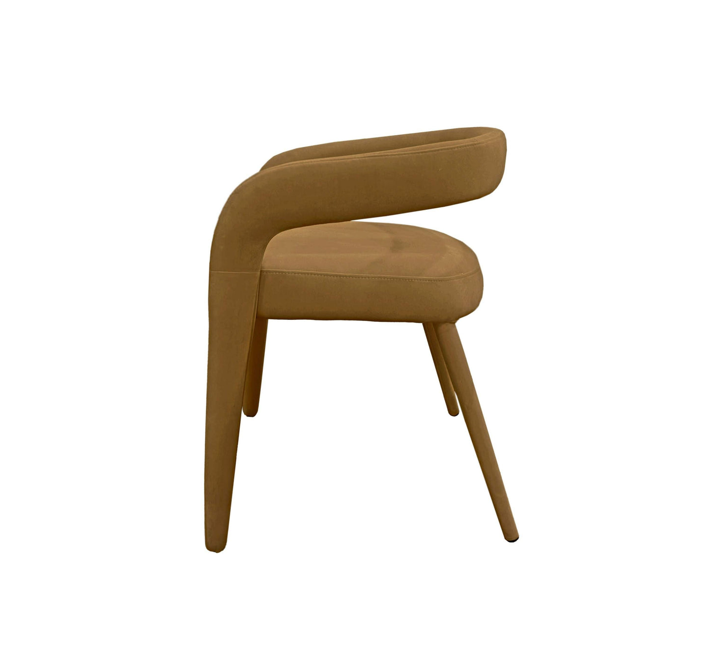 VIG Furniture Dining Chairs Modrest Mundra - Modern Tan Fabric Dining Chair