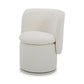 VIG Furniture Dining Chairs Norris Dining Swivel in Ivory fabric