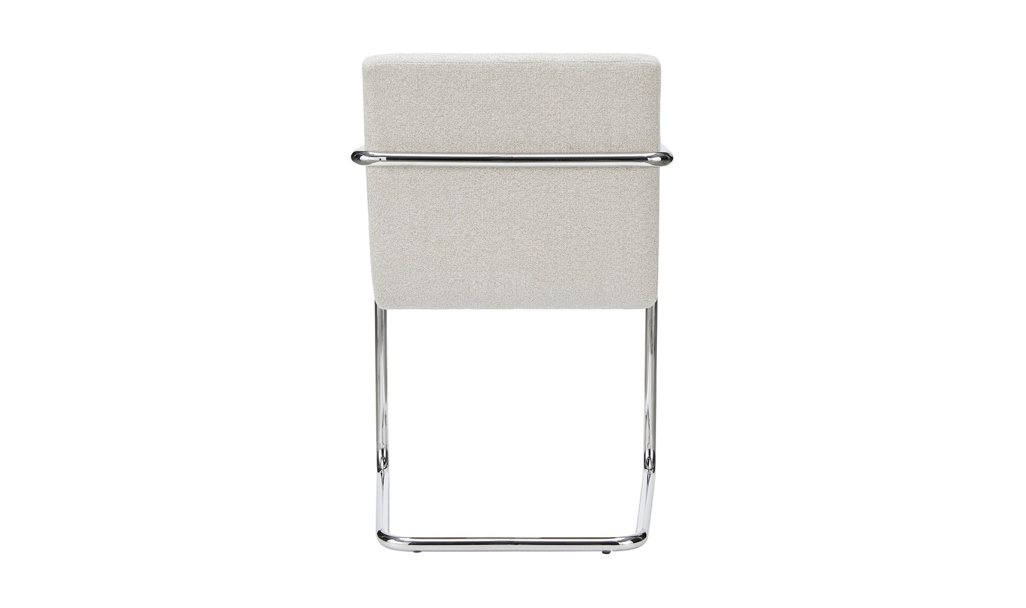 Moe's Home Collection Dining Chairs Pedro Dining Chair Beige Set of Two Pedro Dining Chair Beige Set of Two