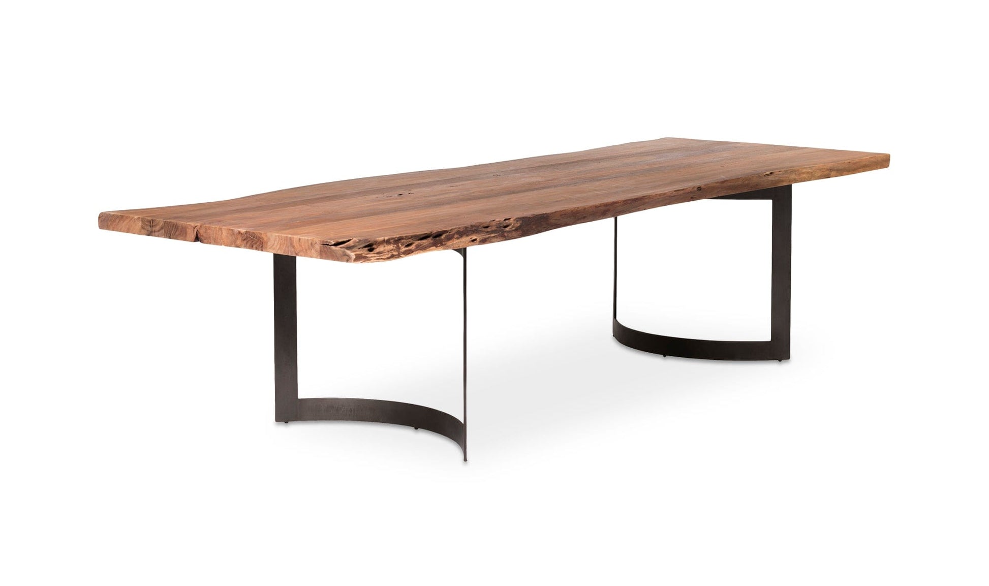 Moe's Home Collection Dining Table BENT DINING TABLE LARGE SMOKED BENT DINING TABLE LARGE SMOKED