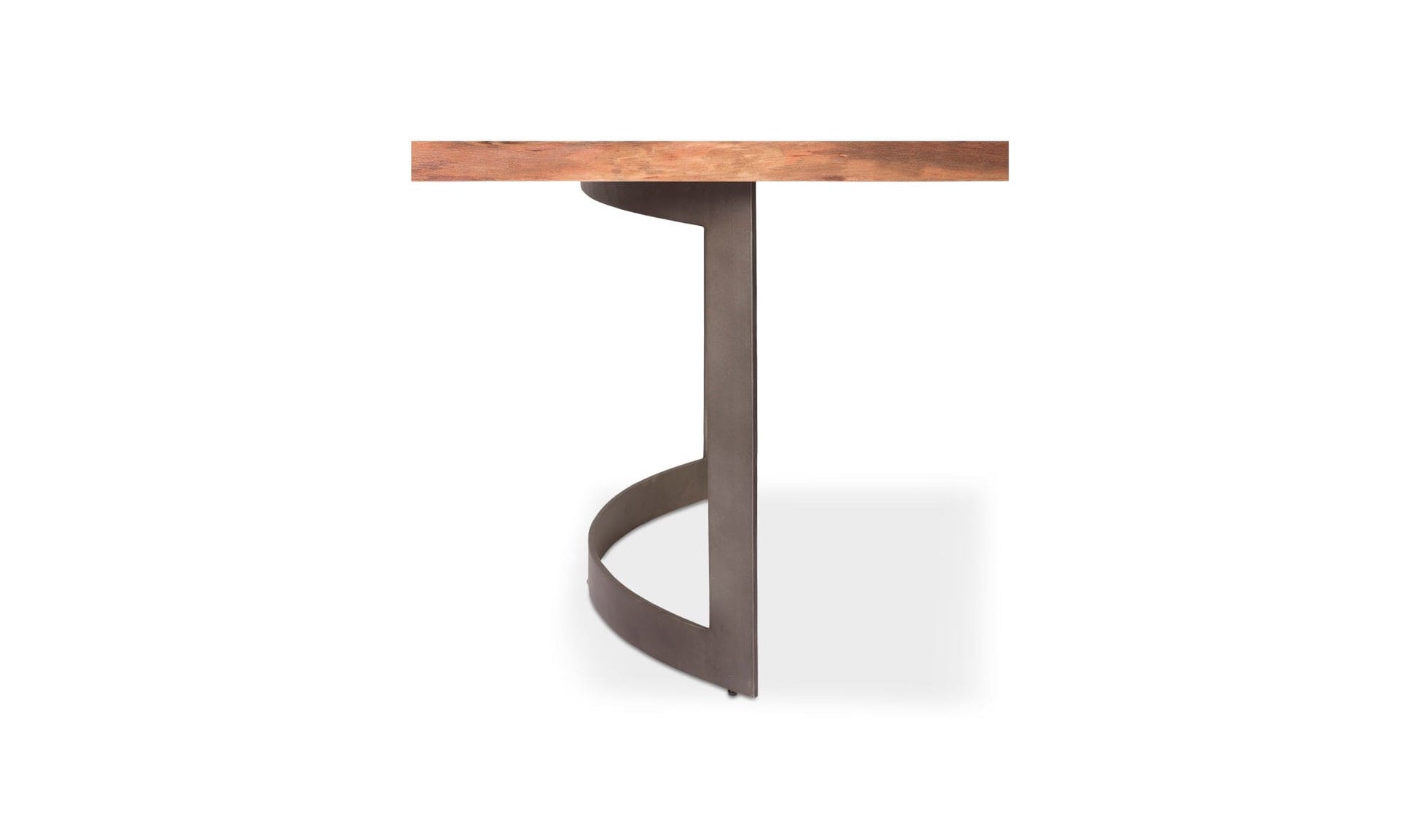 Moe's Home Collection Dining Table BENT DINING TABLE SMALL SMOKED BENT DINING TABLE SMALL SMOKED