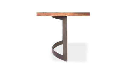 Moe's Home Collection Dining Table BENT DINING TABLE SMALL SMOKED BENT DINING TABLE SMALL SMOKED