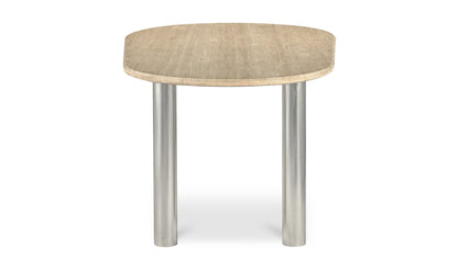 Moe's Home Collection Dining Table Fia Dining Table Travertine Fia Dining Table Travertine