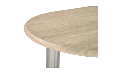 Moe's Home Collection Dining Table Fia Dining Table Travertine Fia Dining Table Travertine