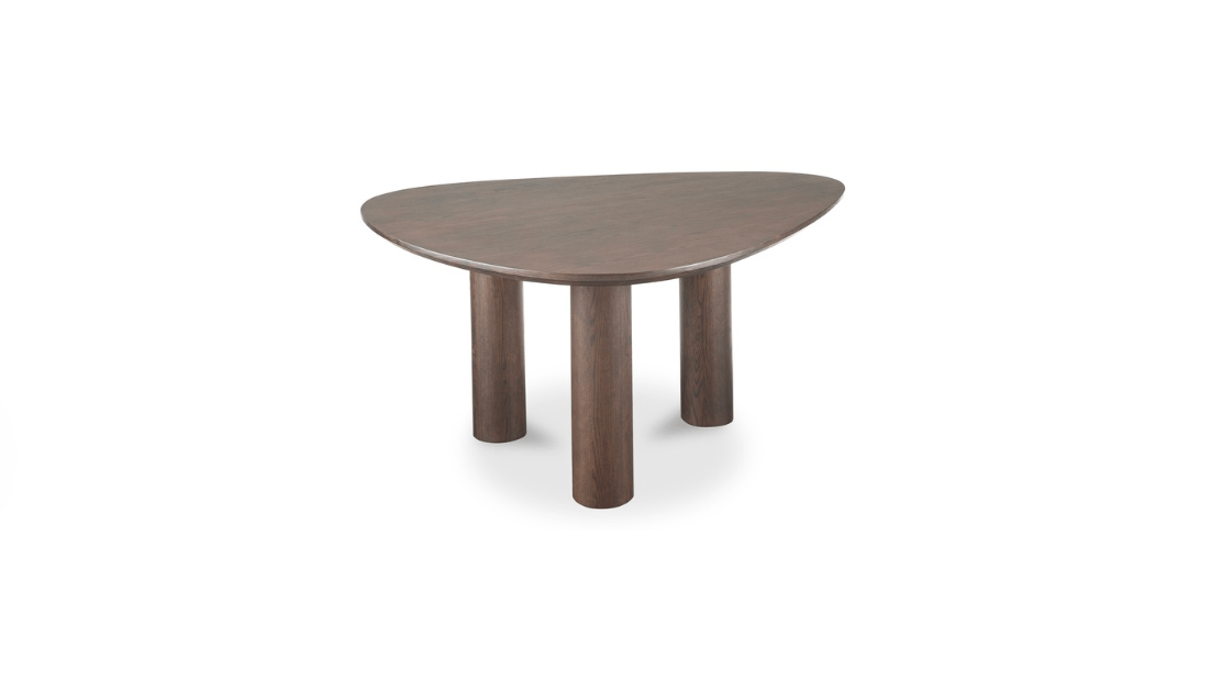 Moe's Home Collection Dining Table Finley Dining Table Smoked Finley Dining Table Smoked