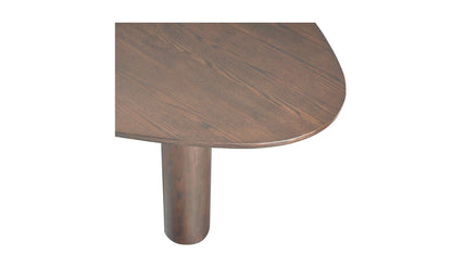Moe's Home Collection Dining Table Finley Dining Table Smoked Finley Dining Table Smoked