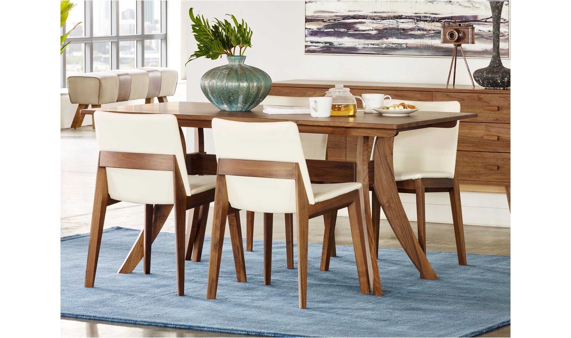Moe's Home Collection Dining Table Florence Small Dining Table Brown Florence Small Dining Table Brown