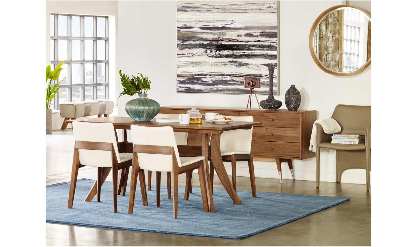 Moe's Home Collection Dining Table Florence Small Dining Table Brown Florence Small Dining Table Brown