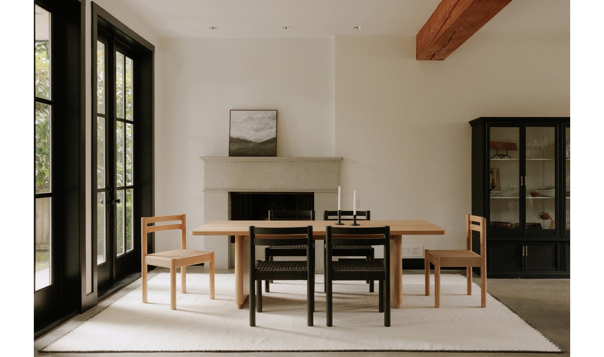 Moe's Home Collection Dining Table Round Off Small Dining Table Natural Oak Round Off Small Dining Table Natural Oak