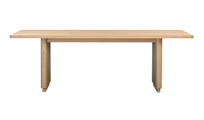 Moe's Home Collection Dining Table Round Off Small Dining Table Natural Oak Round Off Small Dining Table Natural Oak
